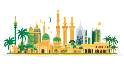 Traditional Saudi Arabian National Day Celebration Image for Festive Designs