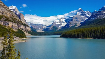 Naklejka premium lake louise banff national park