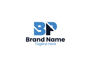 Creative modern initial letter BP logo vector