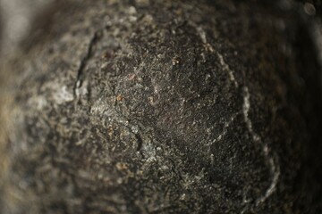 Magnetite oolite Rudnogorskoe mine, Irkutsk region. High magnification microphotograph