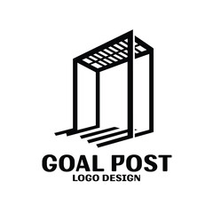 Goal Post Vector Logo Design