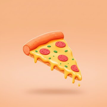 vector illustration of a pizza