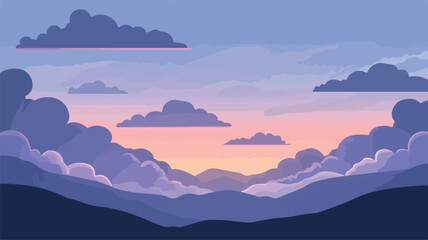 Stunning Dramatic Dawn Sky Timelapse with Gray Clouds