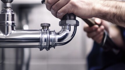 Plumber installing new piping in a bathroom. Featuring plumbing installation and home renovation