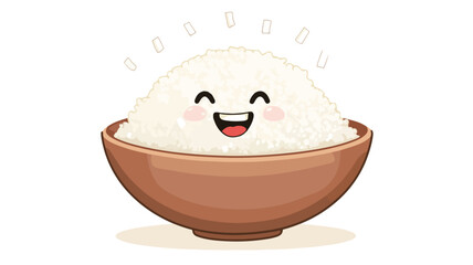 Cute Smiling Sugar Bowl Cartoon Character for Playful and Sweet Designs