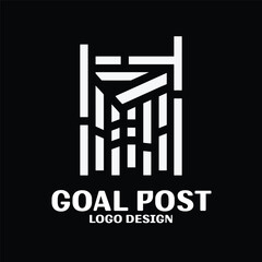 Goal Post Vector Logo Design