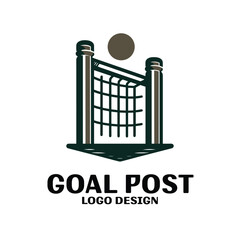 Goal Post Vector Logo Design