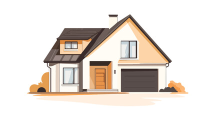 Modern House Architectural Sketch Design Concept for Creative Professionals