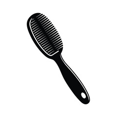 hairbrush isolated on white background