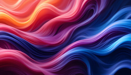 Obraz premium Abstract Noodle wavy background illustration. Curvy wave wallpaper. Colorful noodle Asia cuisine wallpaper