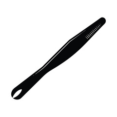 tweezers isolated on white