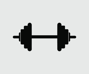 dumbbell isolated on white background