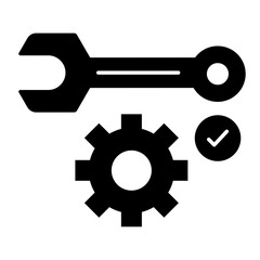 Maintance solid Glyph icon