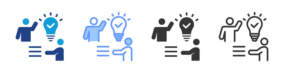 Understanding icon set multiple style collection