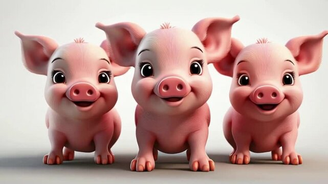 Niedliche kleine Ferkel