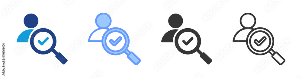 Poster Discovery icon set multiple style collection