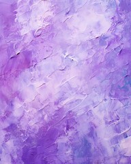 Obraz premium Abstract Impasto Painting in Shades of Purple