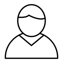 Clients Vector Line Icon Design