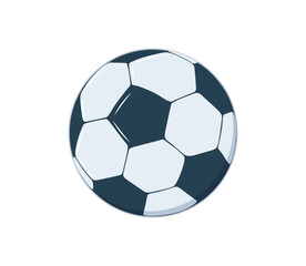 Vector soccer ball in the air. Emoji soccer balls. Football ball modern icon, illustration for banner. Vector