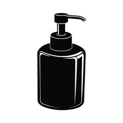 Isolated Soap Dispenser on White Background