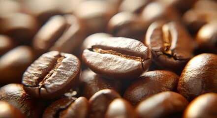 Close-up of coffee beans