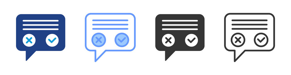 Test icon set multiple style collection
