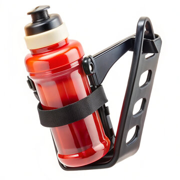Plastic bicycle water bottle holder