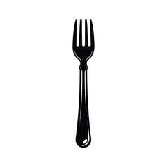Isolated Fork on White Background