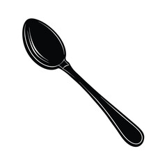 Isolated Spoon on White Background