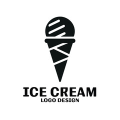 Ice Cream Vector Logo Design