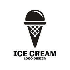 Ice Cream Vector Logo Design