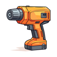 Fototapeta premium Cordless Drill Powerful, Portable, and Efficient Power Tool for DIY Projects