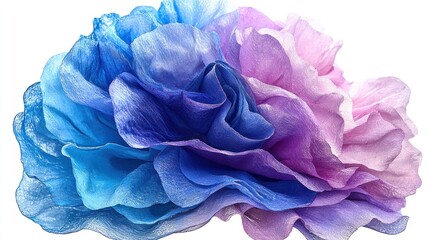 Stunning Close-up of a Multicolored  Paper Flower