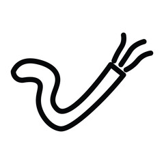 icon broken cable short circuit electricity wire