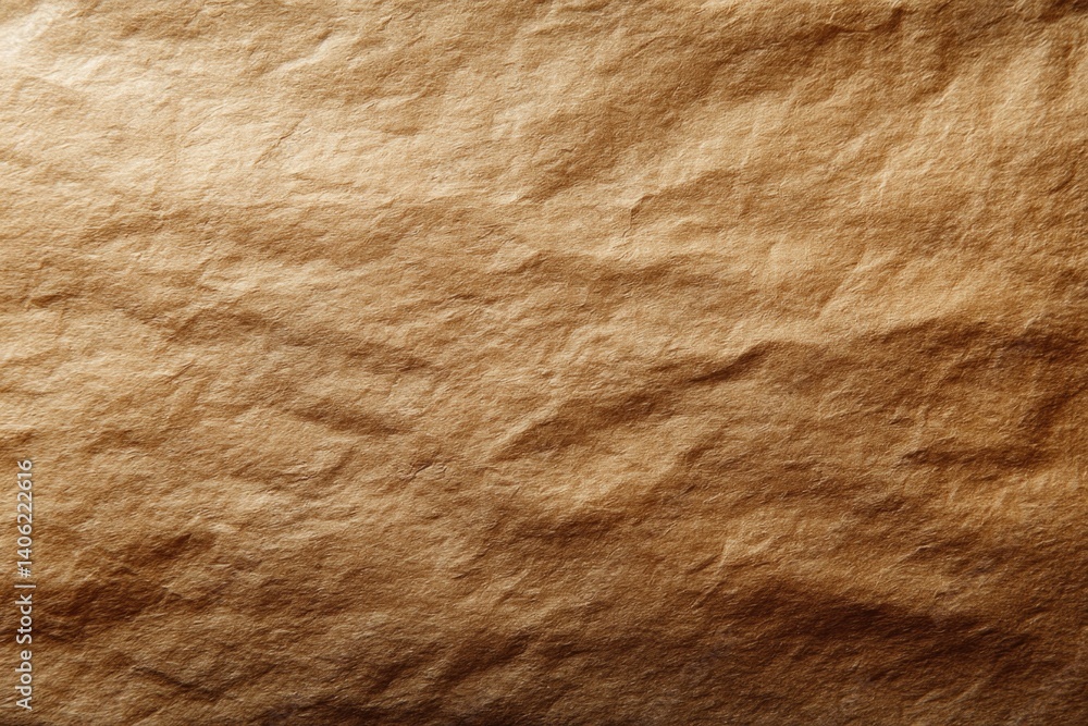 Poster a background featuring the rich texture of brown paper, adding depth and warmth.