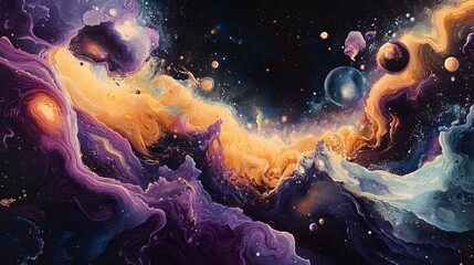 Obraz premium 57. A stunning view of Earth from outer space