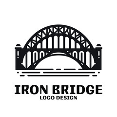 Iron Bridge Vector Logo Design