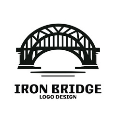 Iron Bridge Vector Logo Design