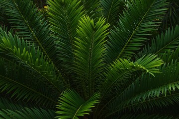 Dark tropical leaves background,jungle leaf banner for cover or wallpaper design. ai generated, generated ai 