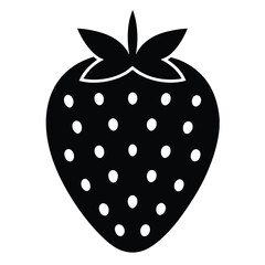 Obraz premium Strawberry Vector Illustration, Fruit Food Graphic