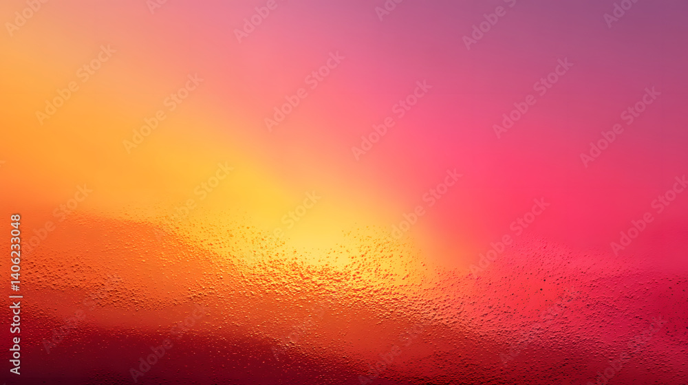 Poster a captivating abstract image showcases a gradient of warm colors, creating a vibrant and energetic a