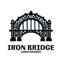 Iron Bridge Vector Logo Design