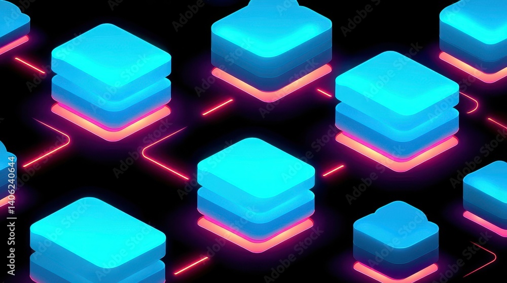 Poster explore serverless technology on hybrid cloud networks, enhancing digital infrastructure for seamles