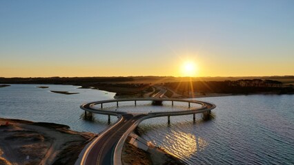Fototapeta premium Puente laguna Garzón