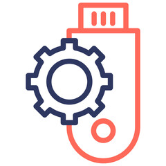 Obraz premium Flashdisk Icon