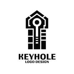 Keyhole Vector Logo Design