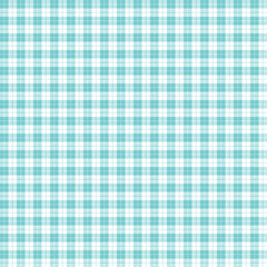 Green plaid gingham, scottish tartan texture, grid graph paper with rhombus squares pattern, picnic napkin and curtain tablecloth, vector seamless geometric checkered fabric