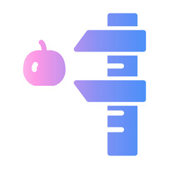 Obraz premium quality control Gradient icon