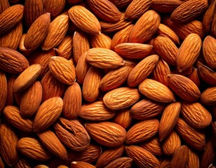 Fototapeta premium food background of dried almond 