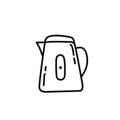 electronics doodle line icon